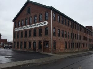 A closeup look of the Poughkeepsie Underwear Factory